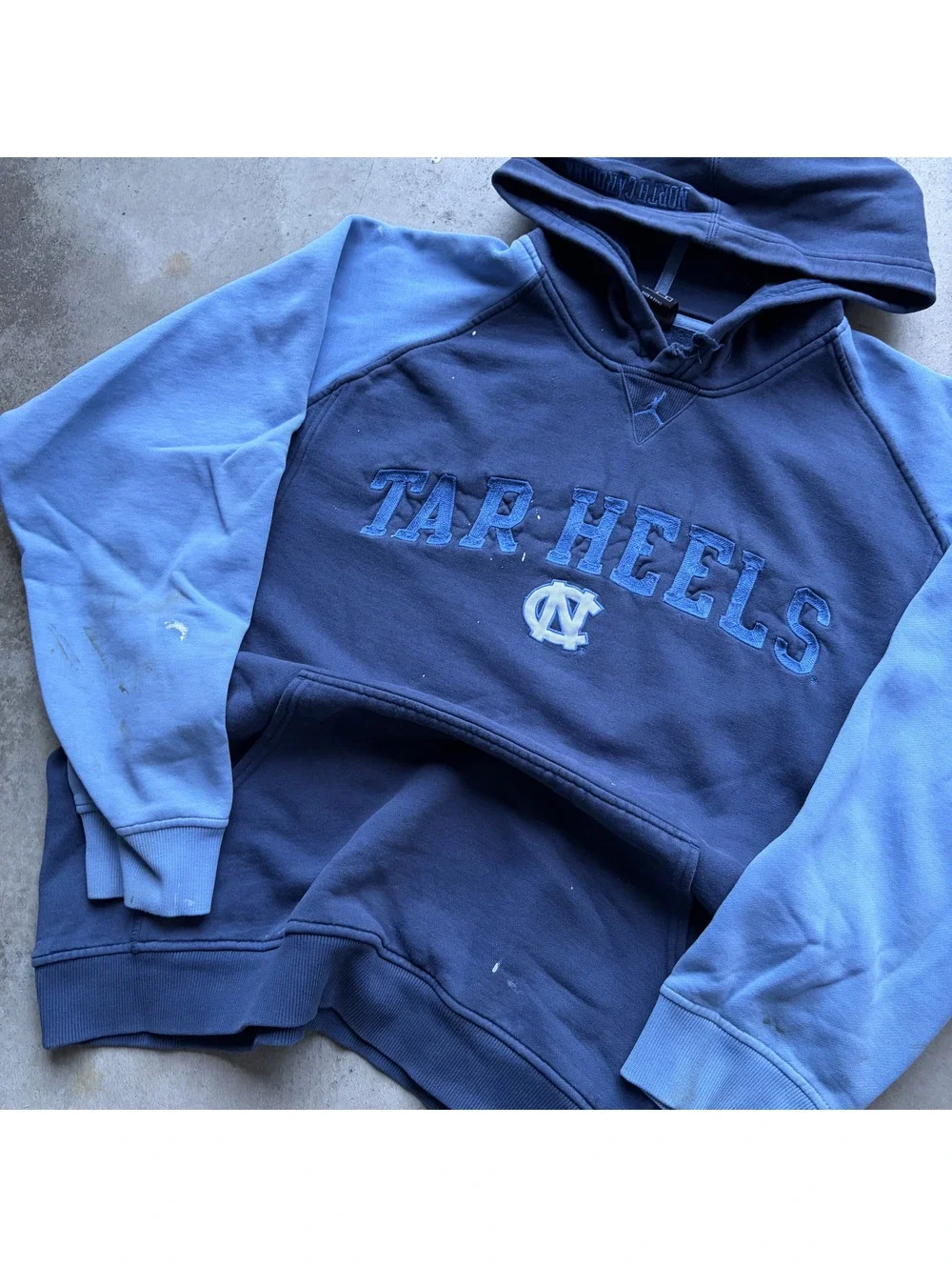 Jordan Tar Heels Hoodie Sweatshirt Size Large